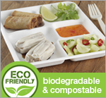 Biodegradable & Compostable Five Compartment Tray