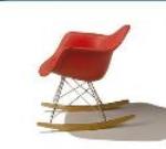 Plastic Armchair -Rocking Chair